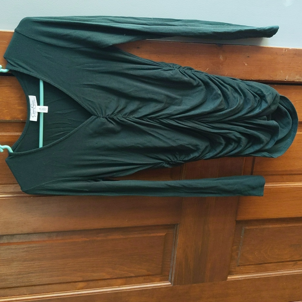 EUC Ruched Maternity Shirt